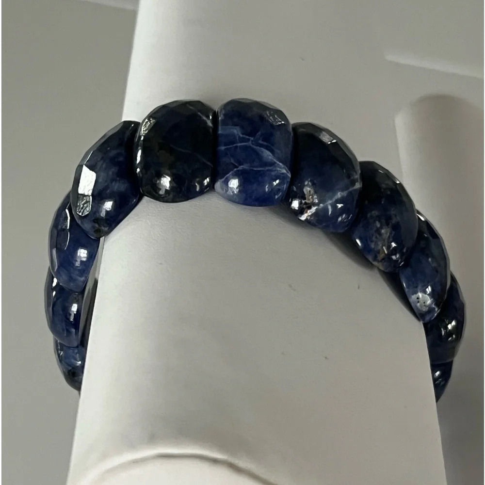 NATURAL SODALITE BRACELET | Dark Blue